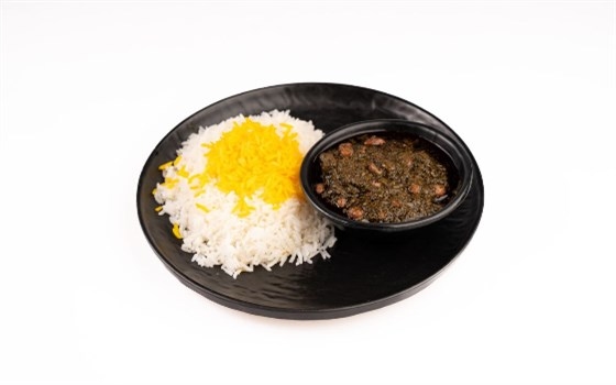 چلو خورشت قرمه سبزی انتخاب سبک