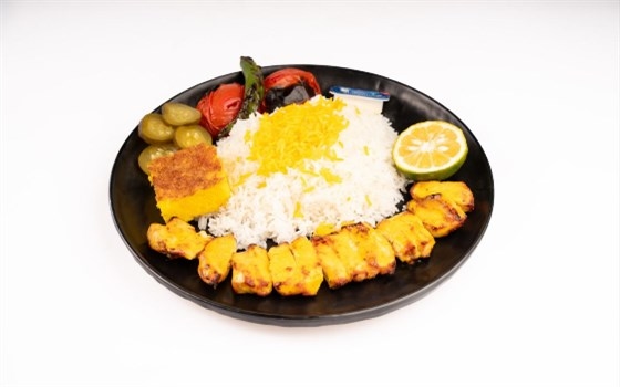 چلو جوجه کباب مخصوص(ران)
