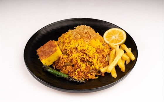 لوبیا پلو با گوشت